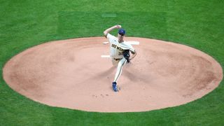 Milwaukee Brewers pitcher Jacob Misiorowski