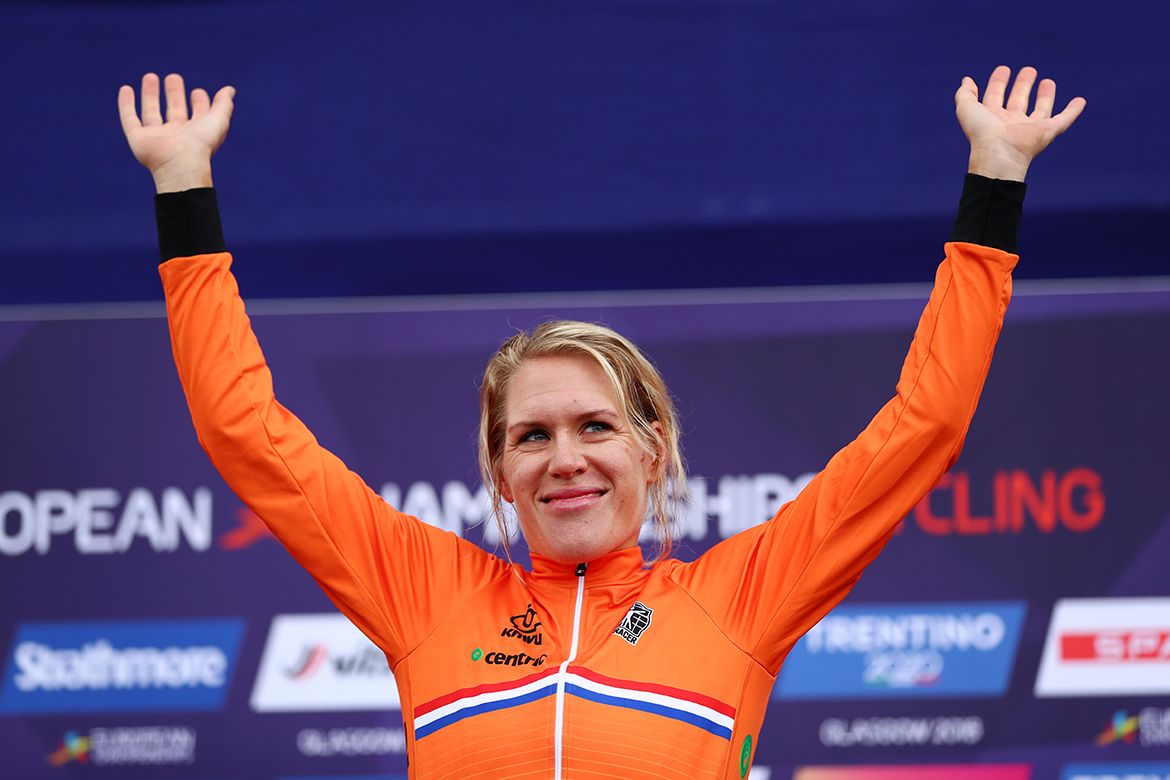 Ellen van Dijk won by two seconds