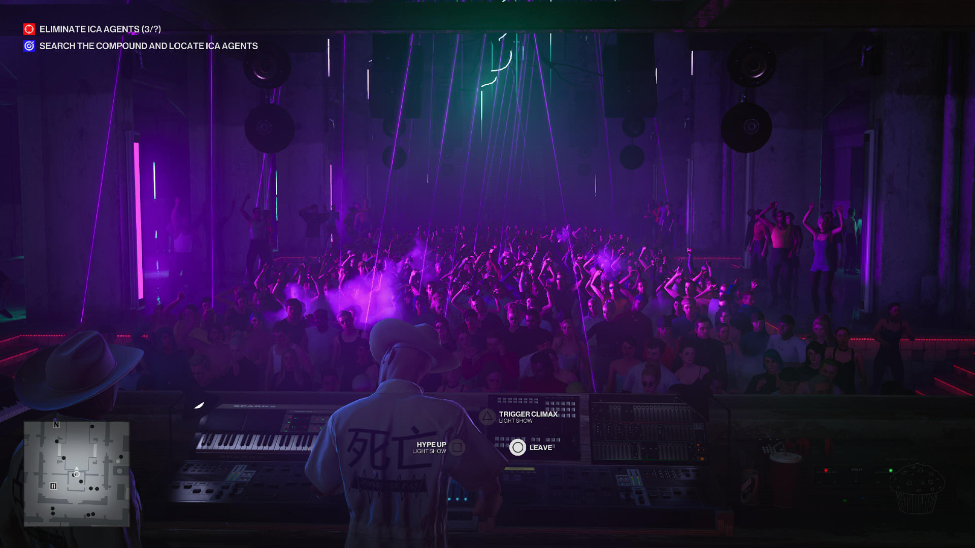 Agent 47 DJs in Hitman 3