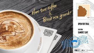 The teaser shared by PUBG Mobile with us, with the message "Join us at the Gamer's Cafe to enjoy a cup of coffee while we break new ground"
