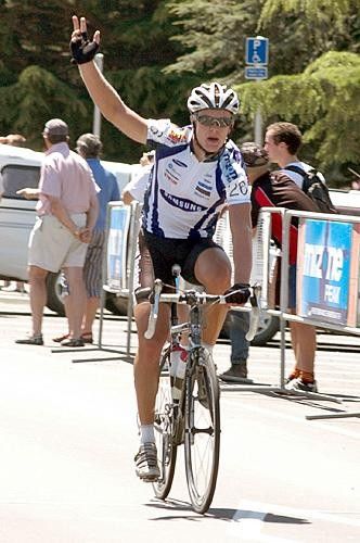 Peter Latham wins stage 2 of the 2005 Tour of Wellington