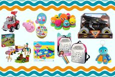 Collage showing GoodtoKnow's picks in Amazon's 2 for £20 toy sale