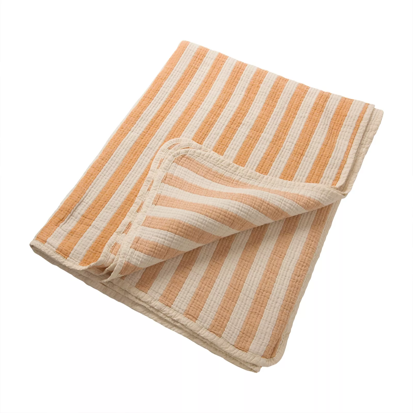 Secret Linen Store Butterscotch Reggie 100% Cotton Throw