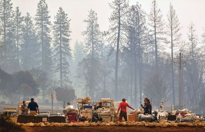 Northern California wildfire.