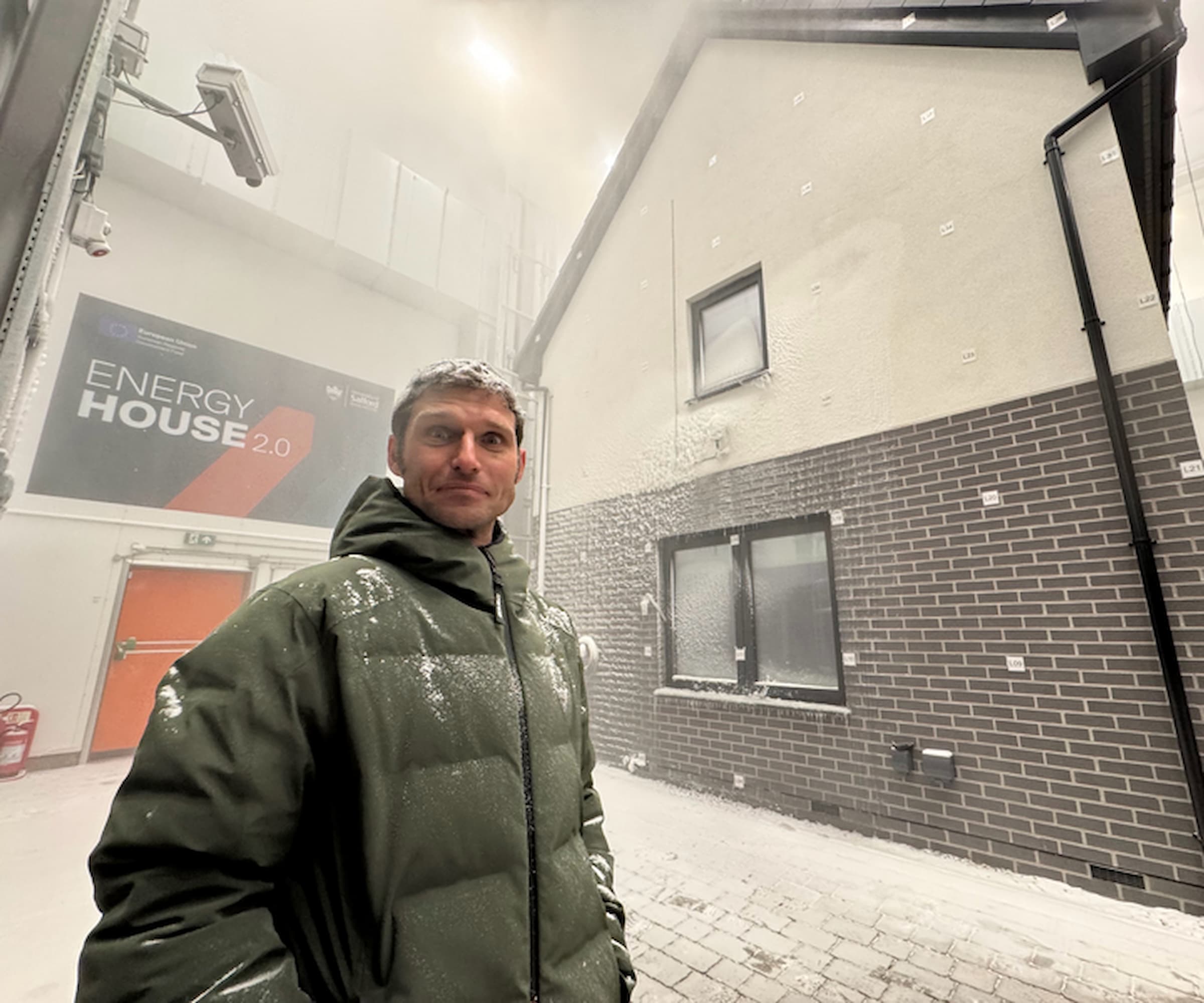 Guy Martin visits the Energy 2.0 project in the snow