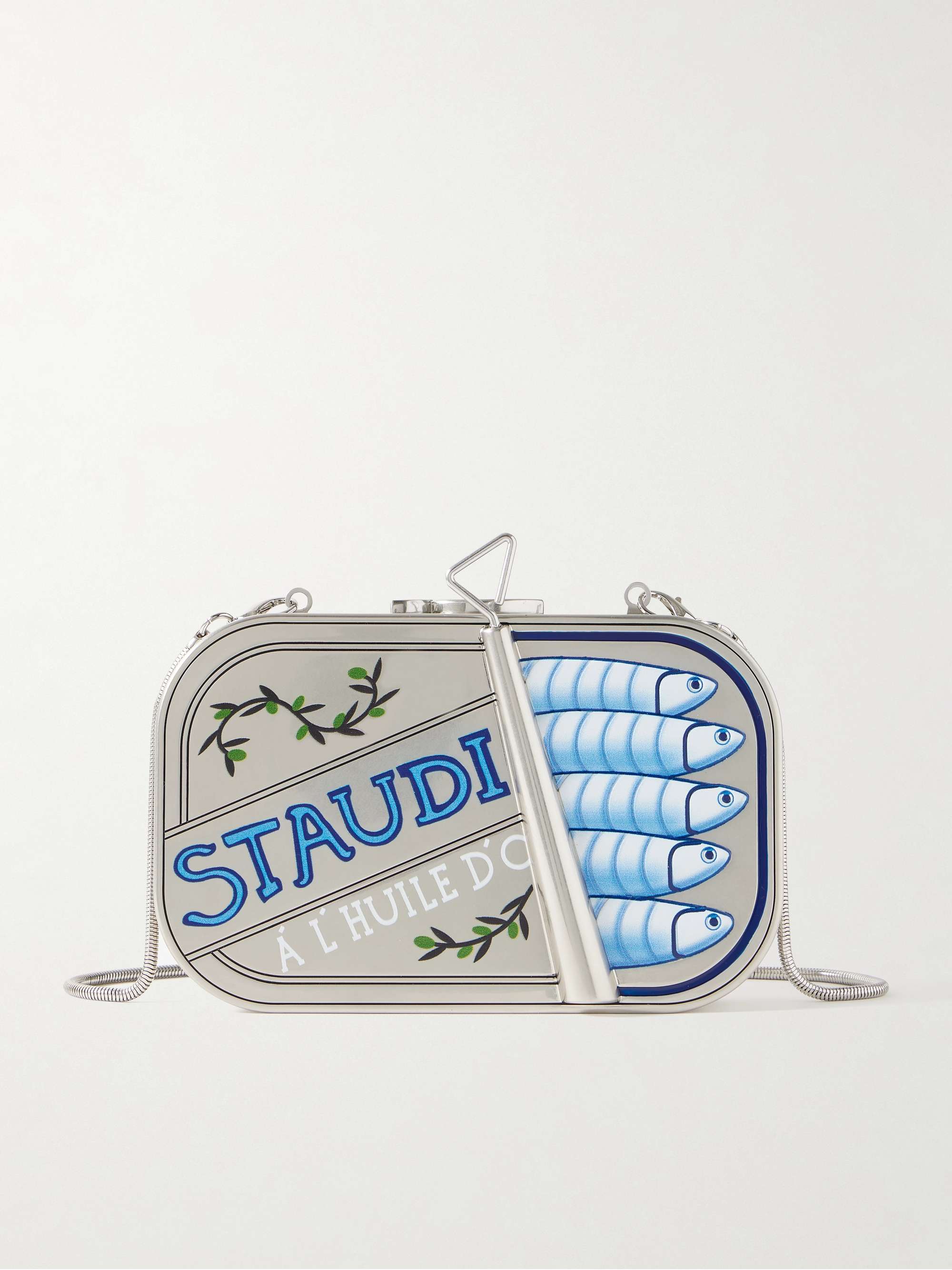 Staudines Silver-Tone Clutch