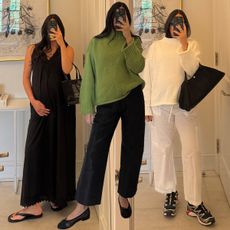 @nicoleakhtarzad mirror selfie in spring/summer ouftif
