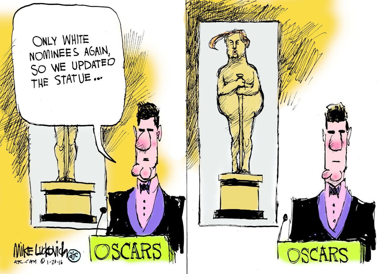 Editorial Cartoon U.S. Oscars White