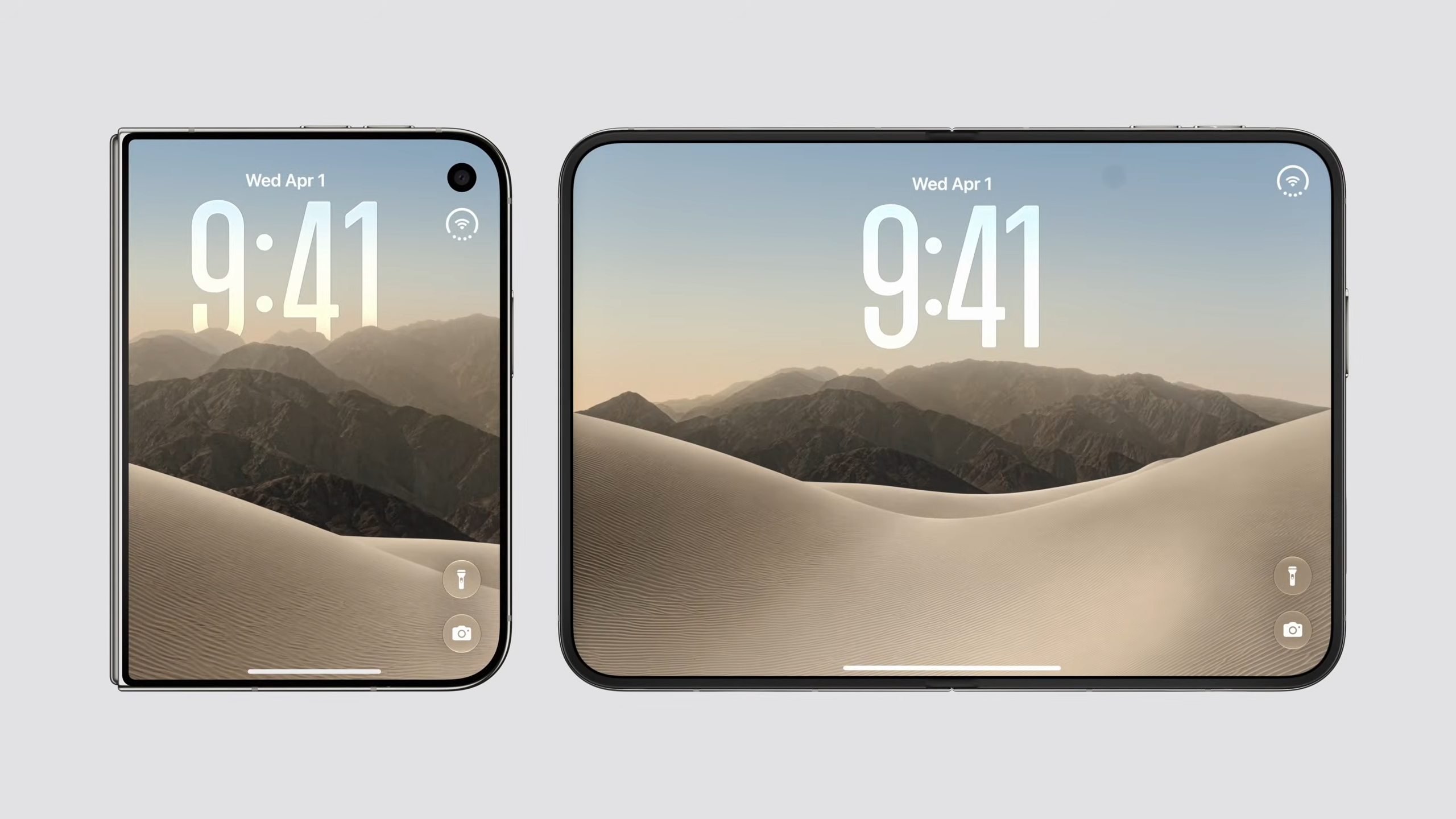iPhone Duo closed and open
