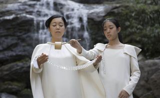 The installation was launched on 2 August, with a ceremony featuring an exclusive performance by Mori (pictured left).