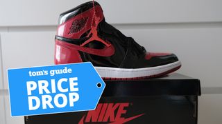 Nike Air Jordans shown on Nike shoe box