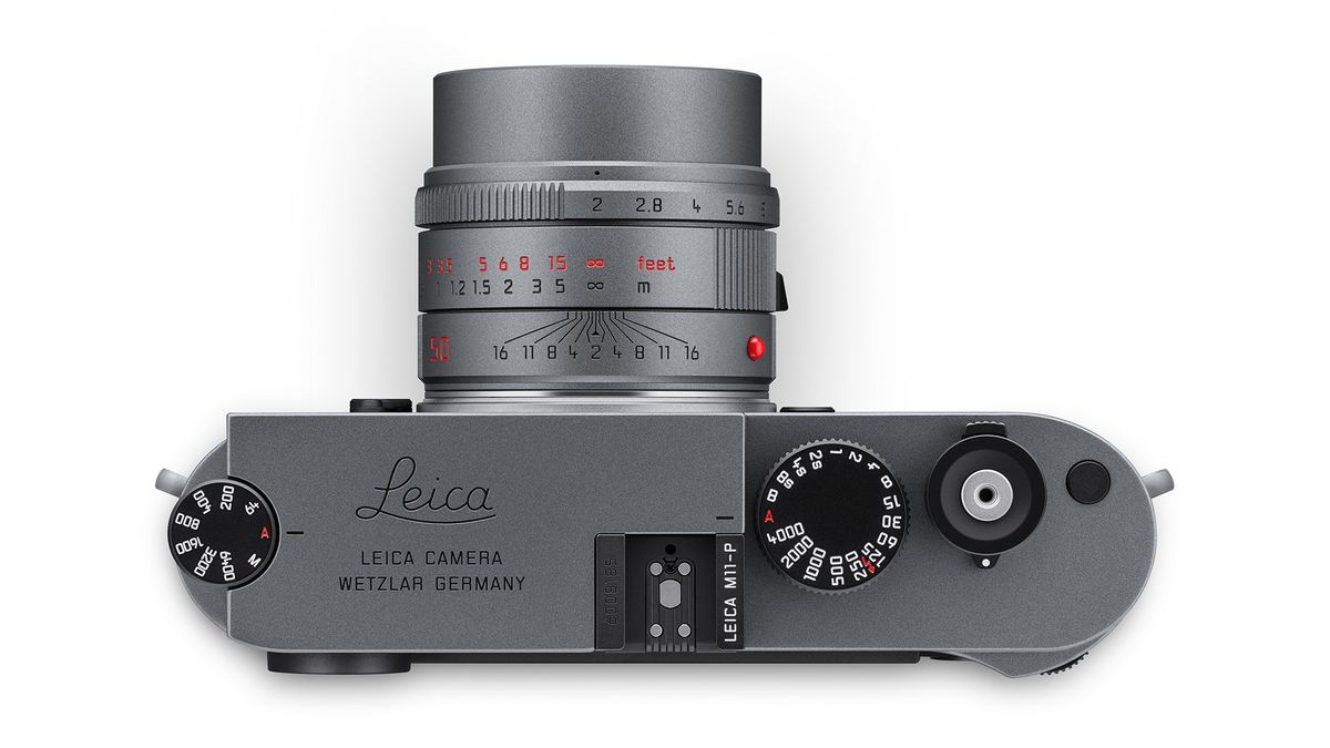 Leica M11-P Metallic Grey Finish product image (top plate)