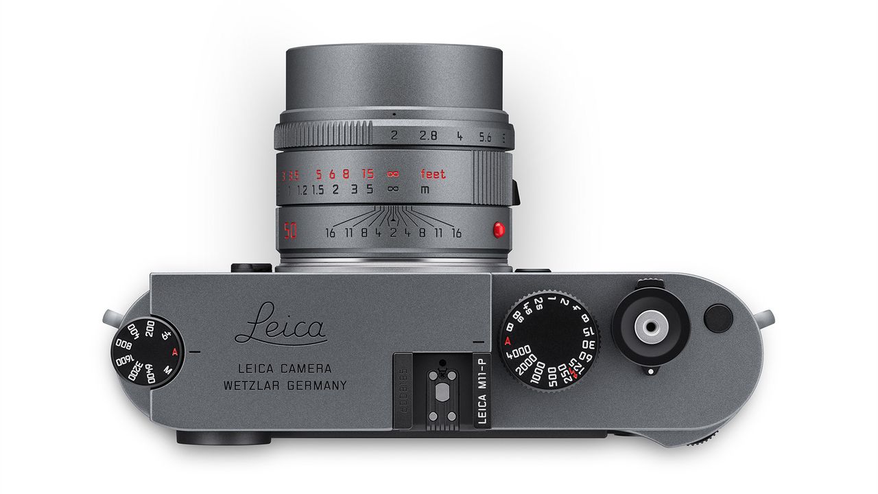 Leica M11-P Metallic Grey Finish product image (top plate)