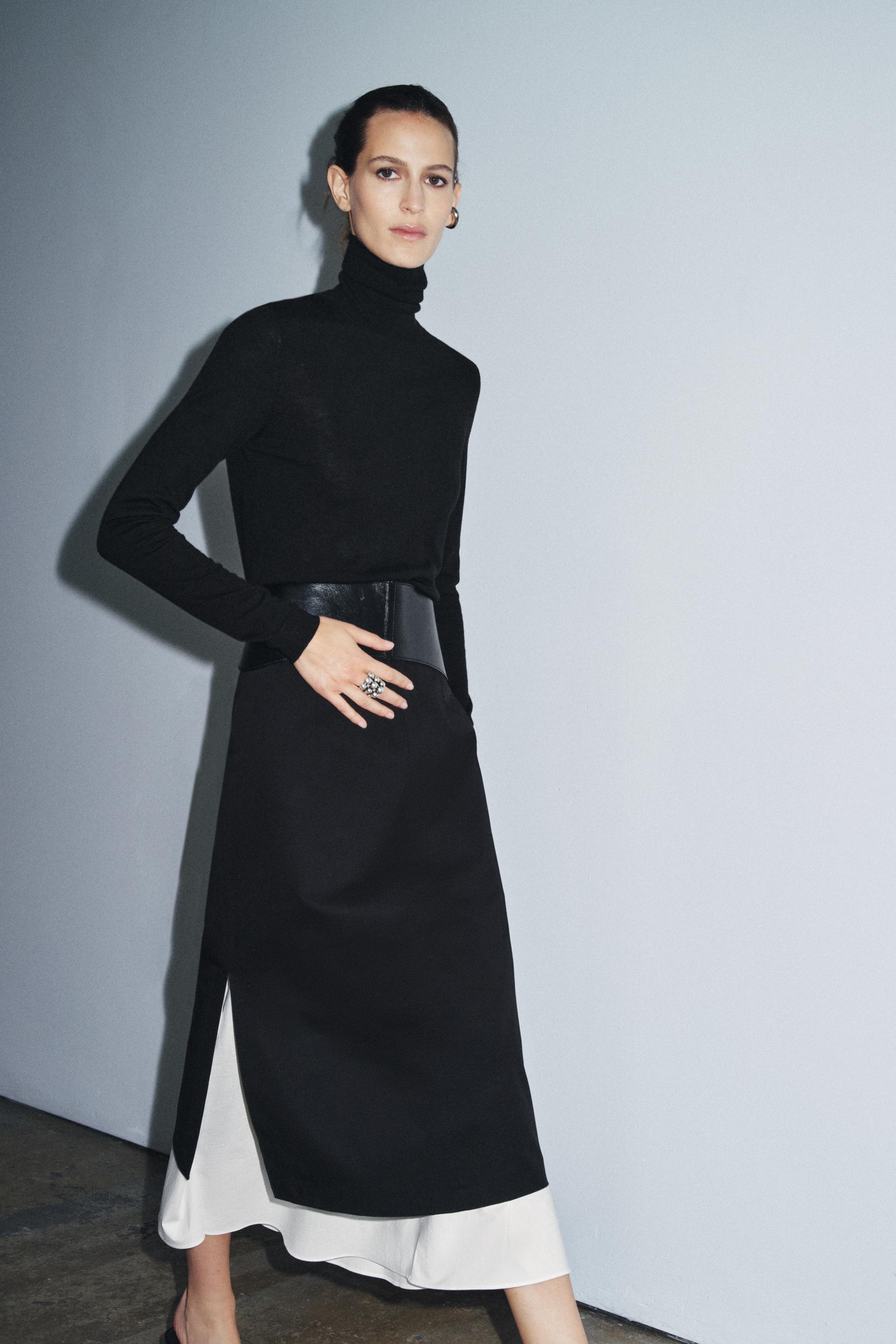 Zw Collection Contrast Skirt