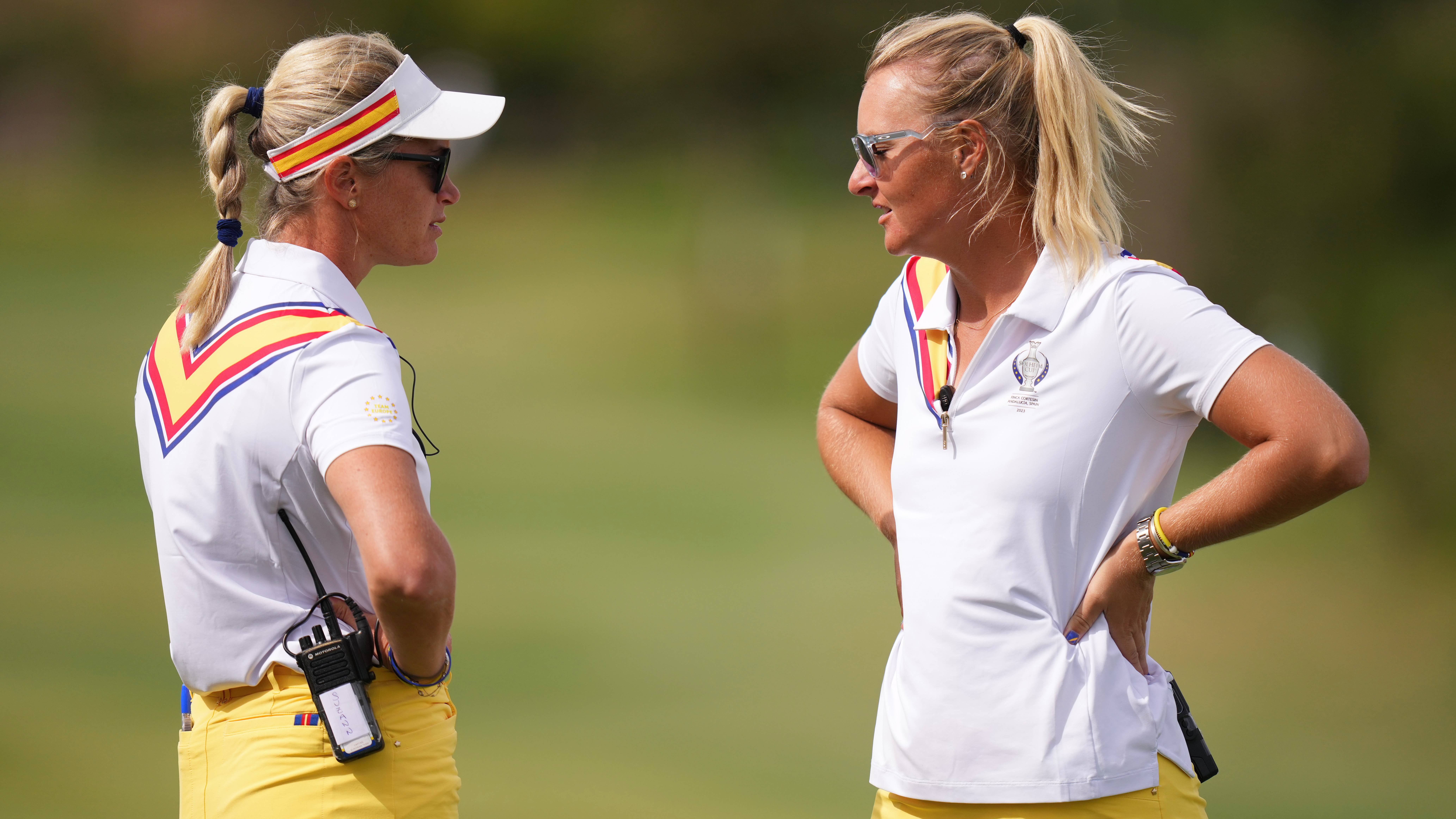 Suzann Pettersen and Anna Nordqvist