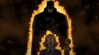 David Giuntoli and Gideon Adlon in Batman: The Doom That Came To Gotham