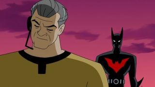 Dean Stockwell and Will Friedle in Batman Beyond: Return of the Joker