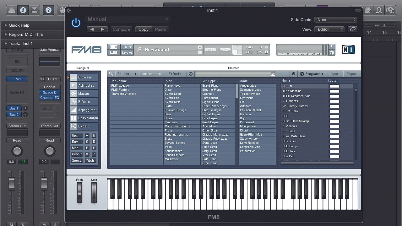 How to program a percussive synth bass sound using an FM synth | MusicRadar
