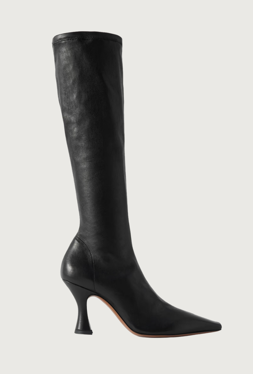Ran Leather Knee Boots