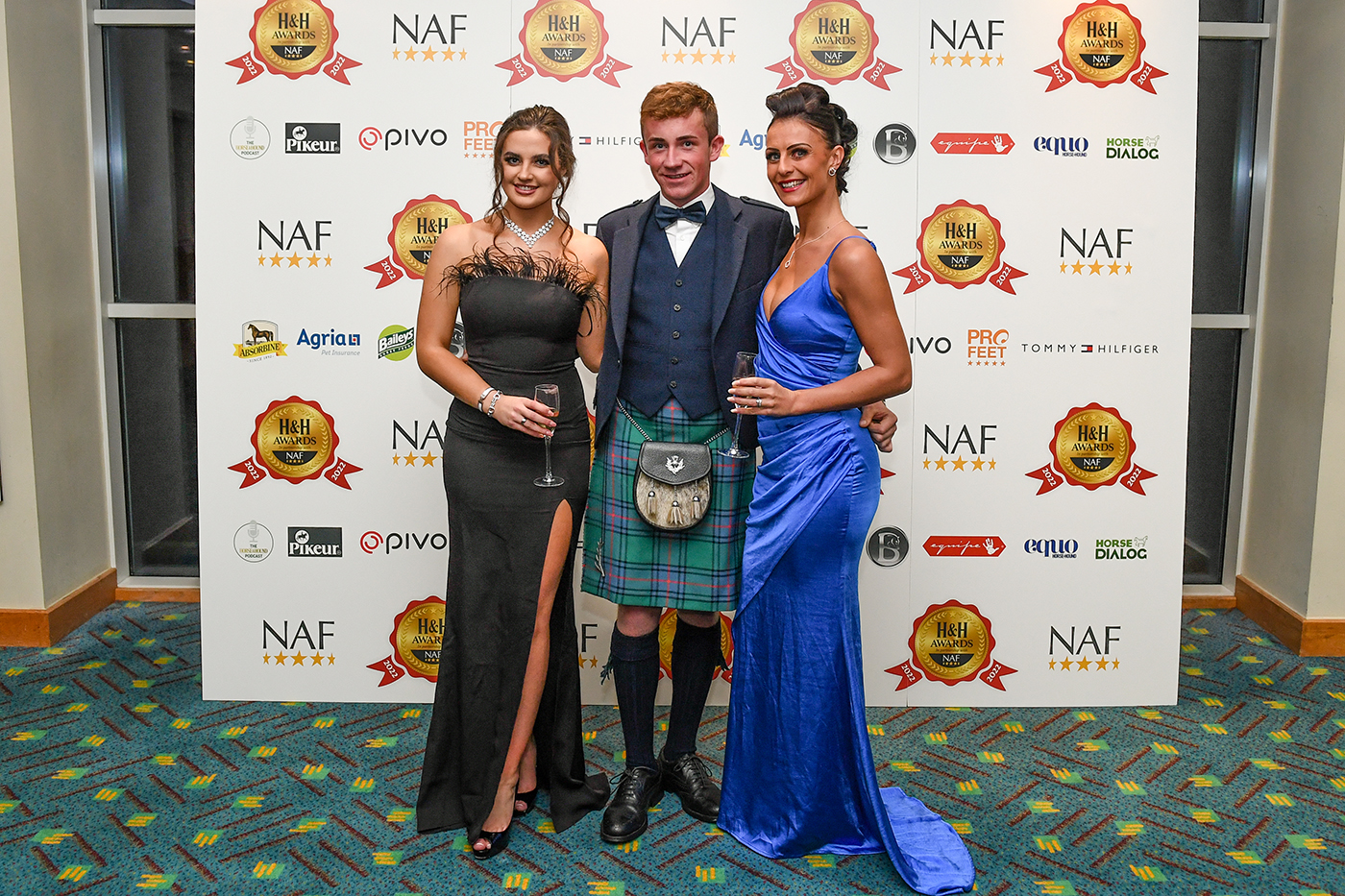 Isla Miller, Hunter Macdonald and Lucy Stewart