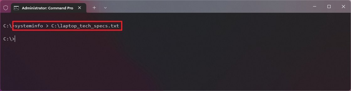 How to save command output to file using Command Prompt or PowerShell ...