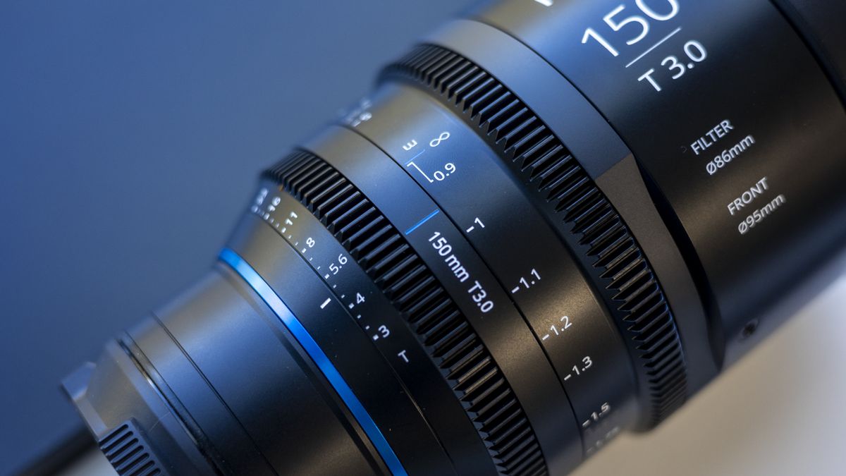 IrixIrix Cine 150mm lens being unboxed by photographer