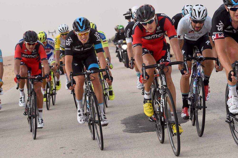 Ian Stannard (Team Sky) in the front group.