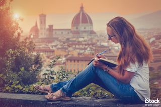 Traveller in Florence, by ArtMarie