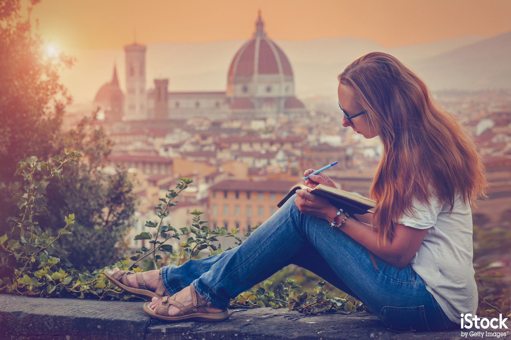 Traveller in Florence, by ArtMarie