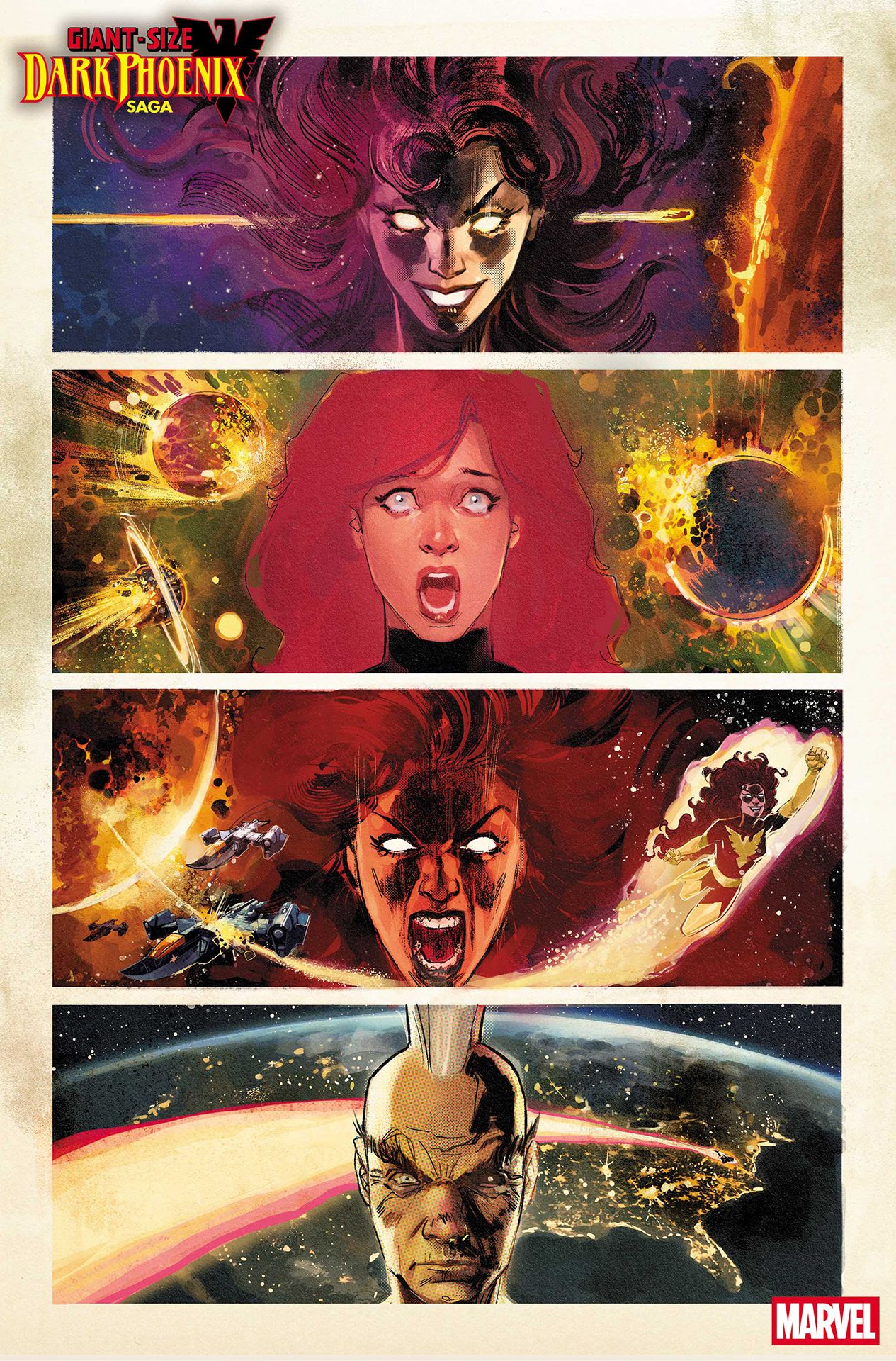 Jean Grey psychically confronts Legion