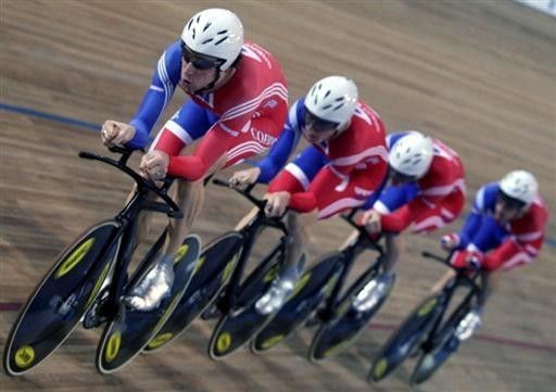 Leading the way: Great Britain's Bradley Wiggins plans on bringing at least three medals