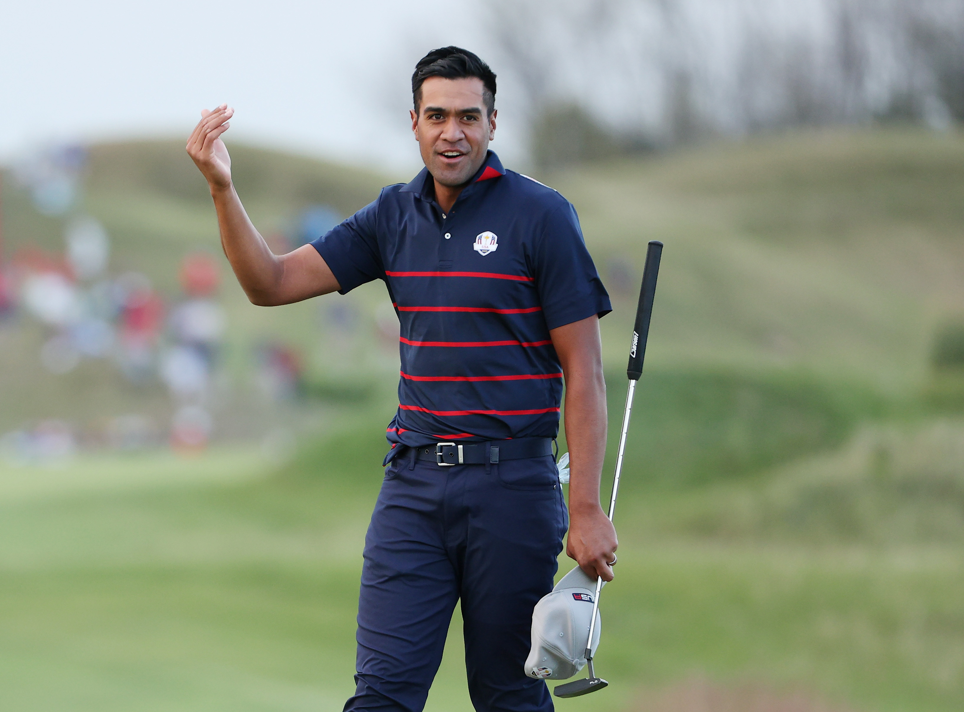 Tony Finau's classic hair