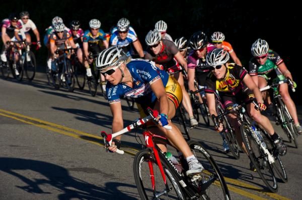 Robin Farina was prominent at the front