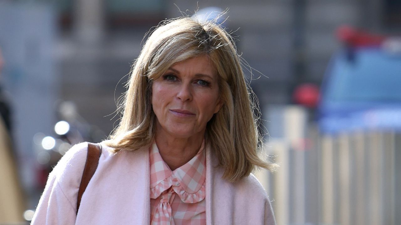 Kate Garraway seen arriving at Smooth Radio Studios