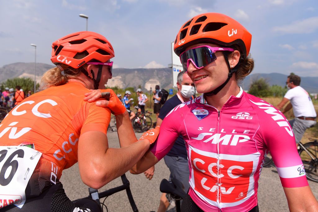Marianne Vos and CCC-Liv at stage 6 of the Giro Rosa