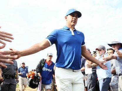 Record-Breaking Koepka In Charge At Bethpage Black