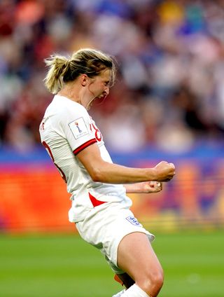 England’s Ellen White is in contention for the golden boot