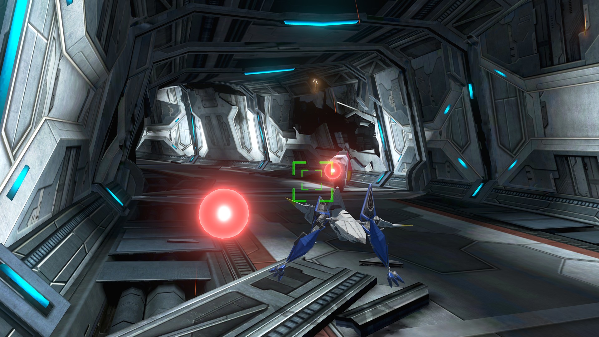 A Star Fox Zero promotional image showing the game running on a Wii U console.