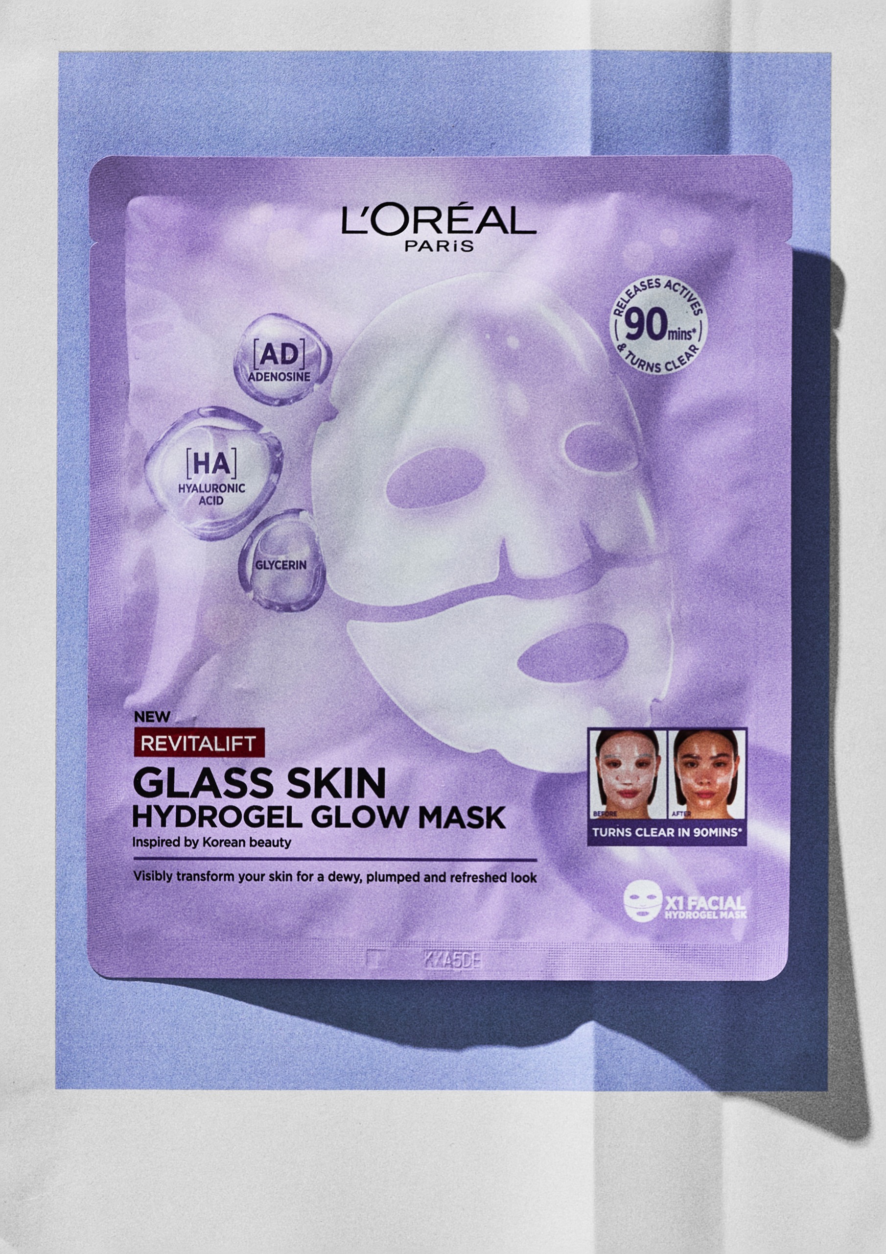 L'Oréal Paris, Revitalift Glass Skin Hydrogel Glow Mask
