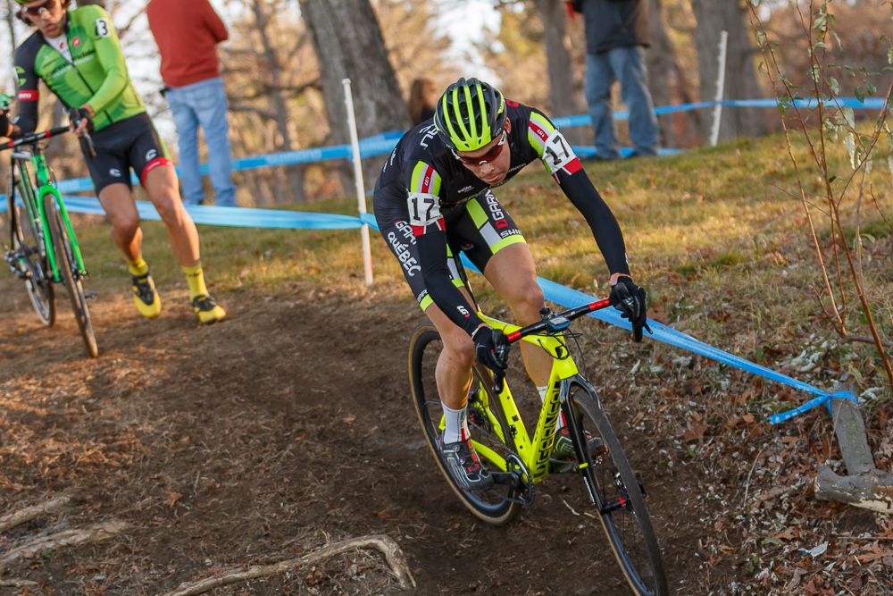 Martin's technical skill helped him on course today
