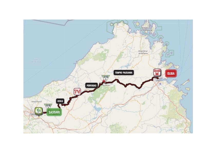 Giro d'Italia Donne 2023 Map