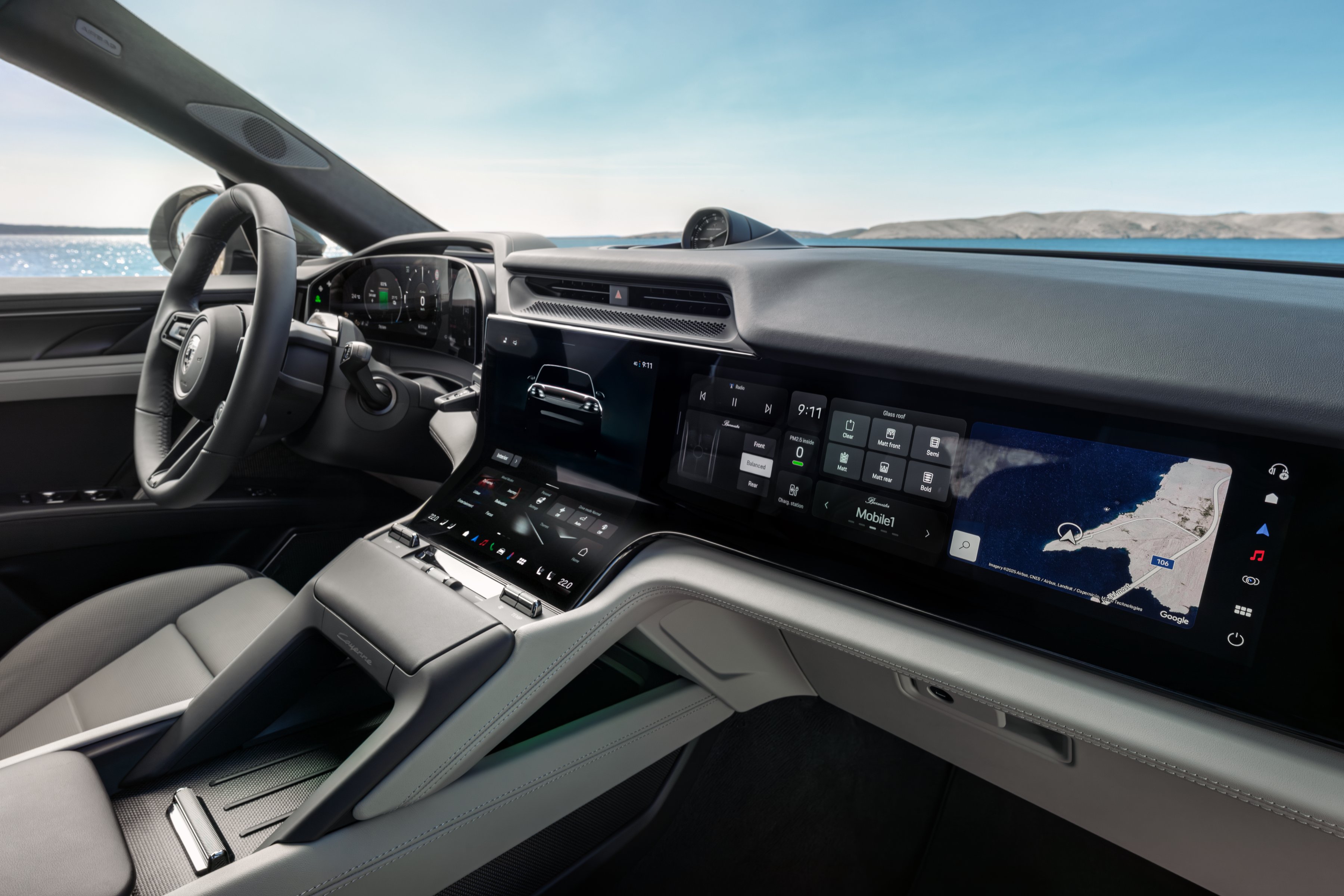 Porsche Cayenne Coup&eacute; Electric interior trim options