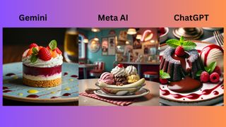 AI generated dessert images