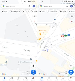 google maps beta