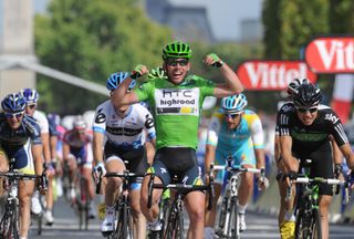 Mark Cavendish wins, Tour de France 2011, stage 21