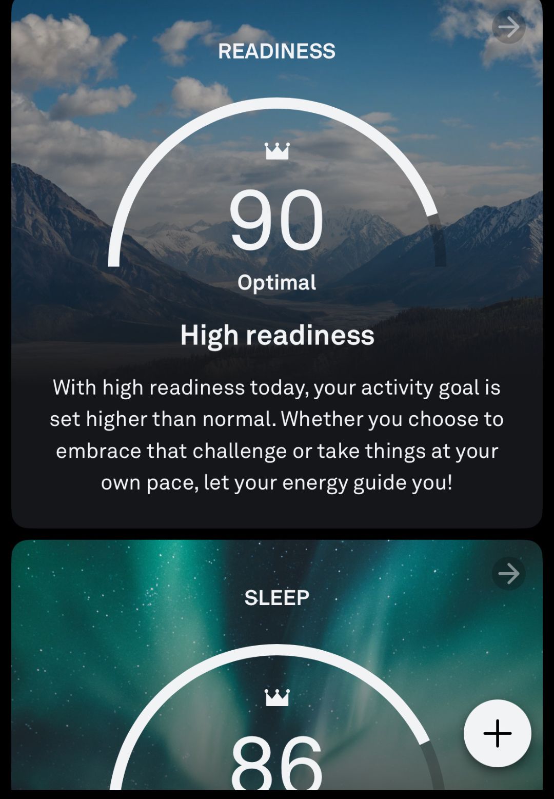 Health writer Anna Bartter's Oura ring review: Some of the stats you get in app when using the Oura fitness tracker