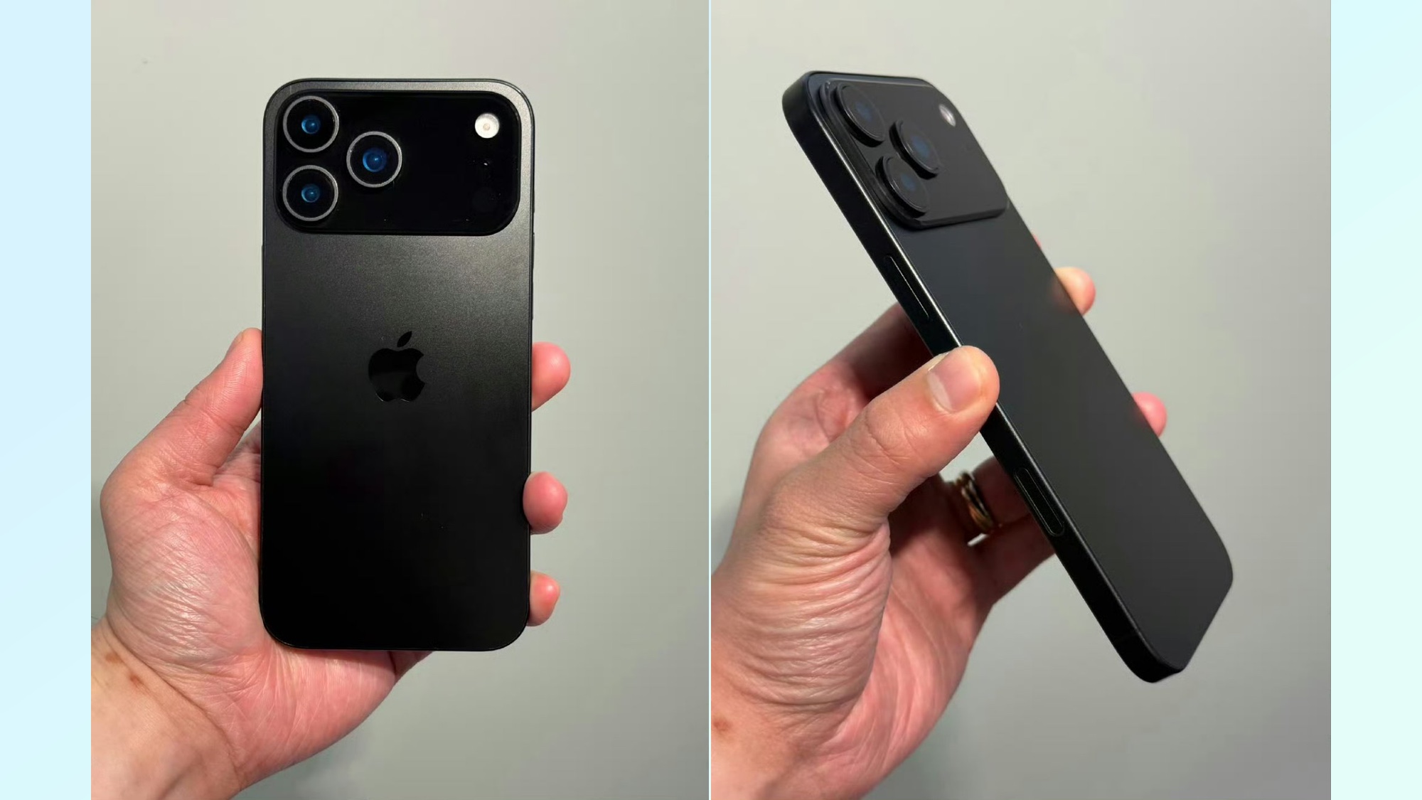 iPhone 17 Pro leaked photos showing off camera array