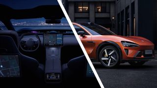 The interior of the Xiaomi YU7