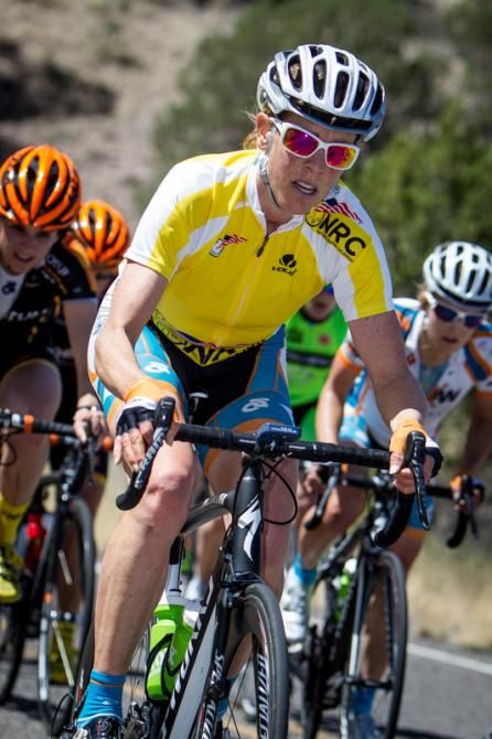 Alison Powers (NOW and Novartis) on her way to fourth place.