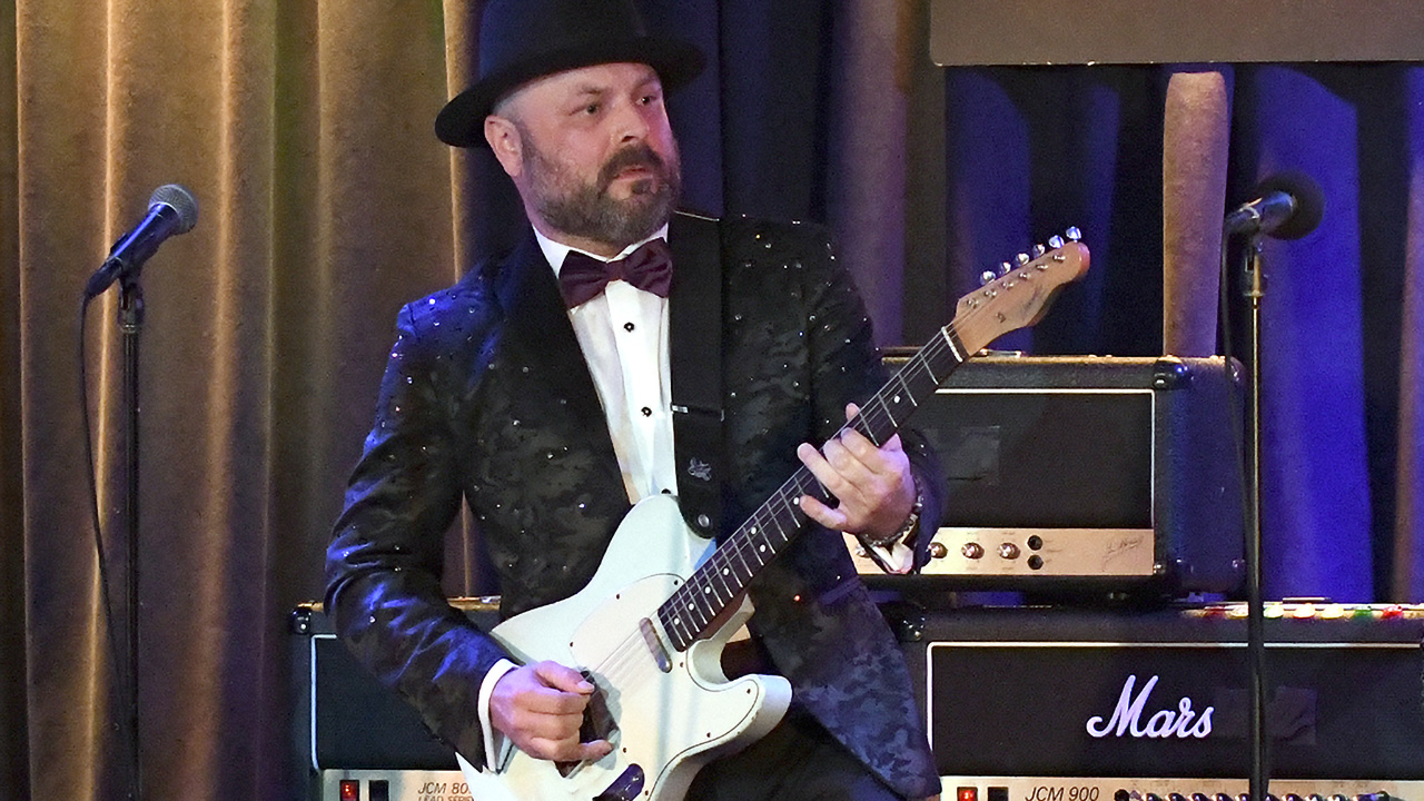 Guthrie Trapp, Billy Gibbons, and Mike Flanigin of Billy F. Gibbons and the BFG&#039;s perform at Blue Note Hawaii on January 17, 2025 in Honolulu, Hawaii. (Photo by Tim Mosenfelder/Getty Images)